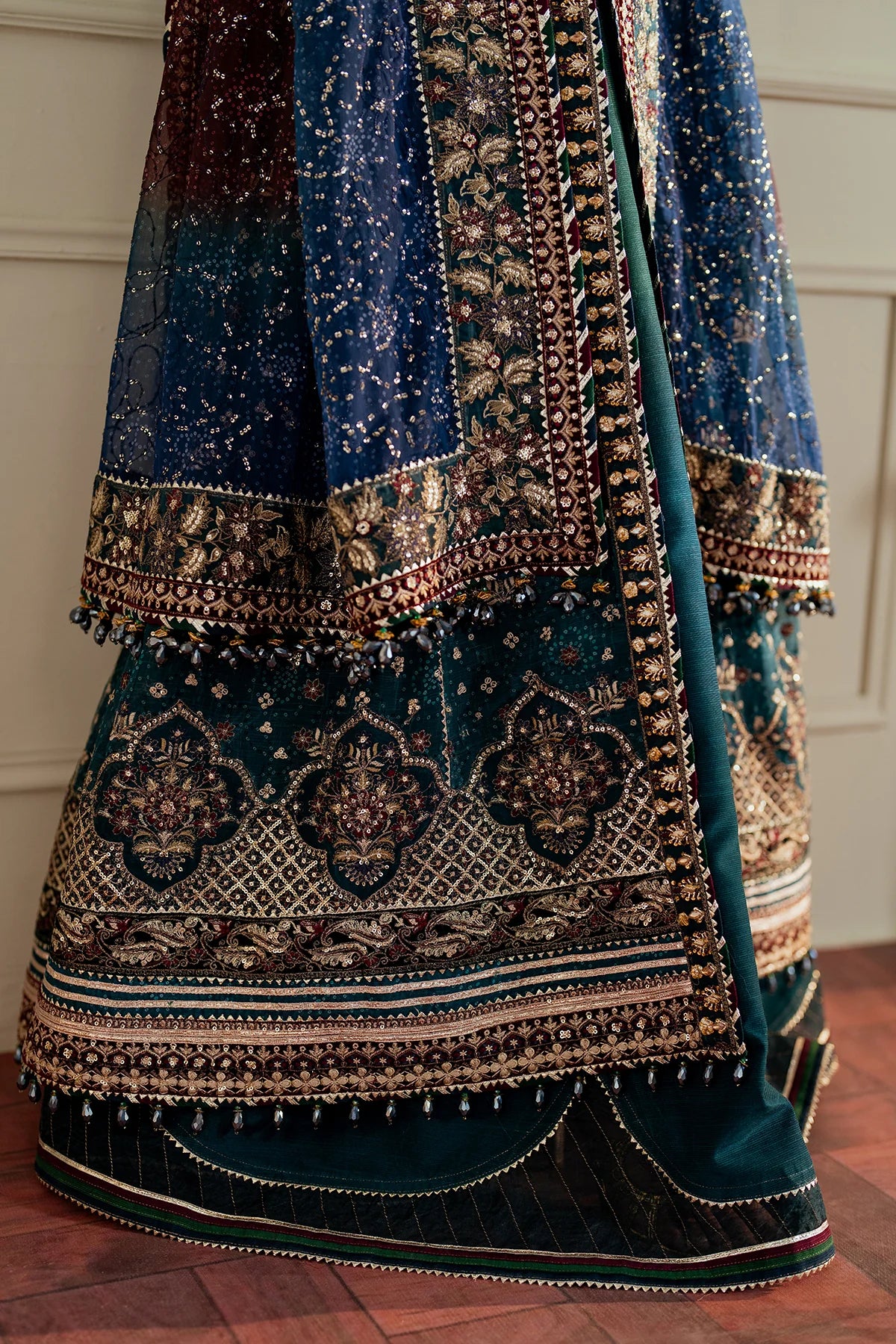 EMBROIDERED CHIFFON CH13-03