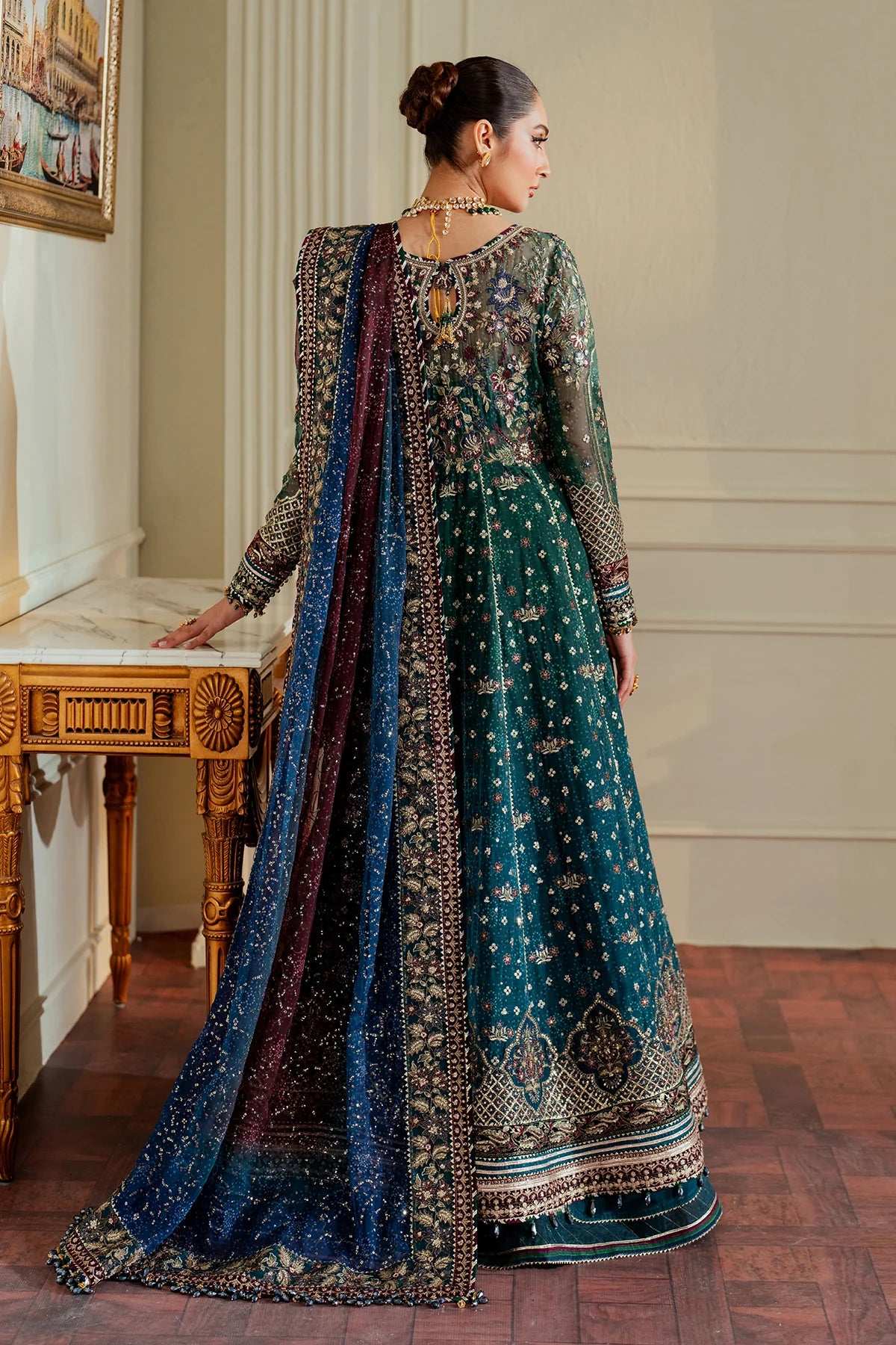 EMBROIDERED CHIFFON CH13-03