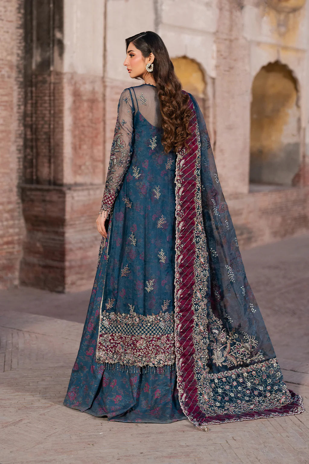 ILC-03 EMBROIDERED ORGANZA