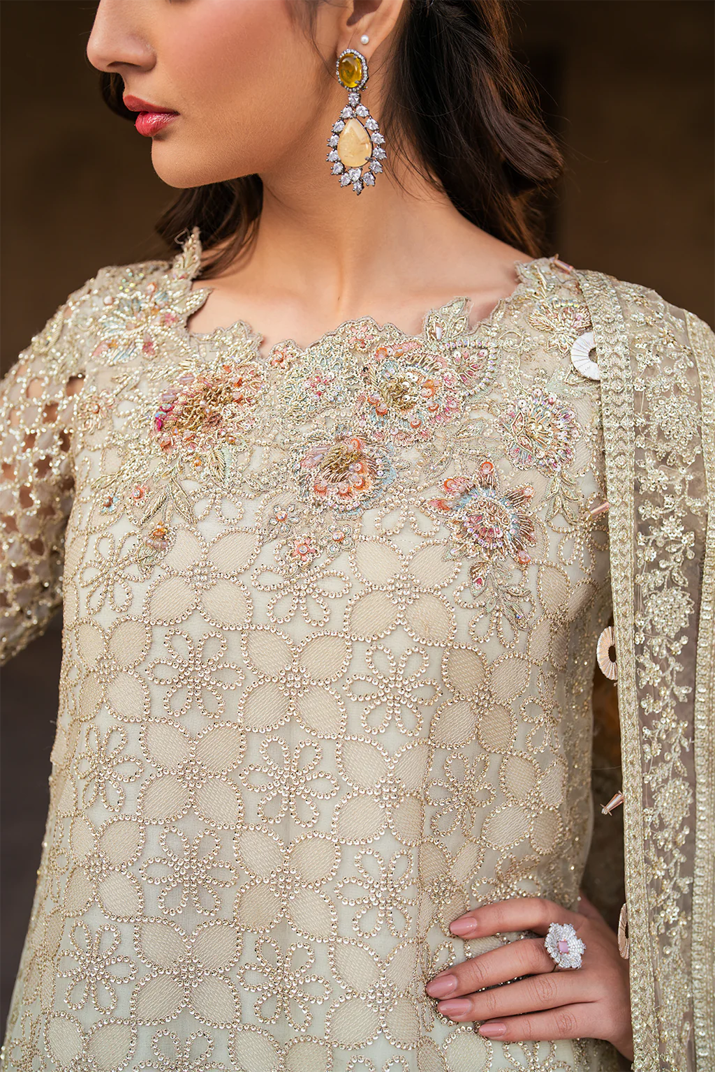 ILC-02 EMBROIDERED CHIFFON
