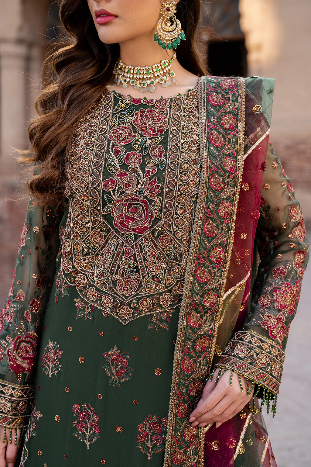 ILC-01 EMBROIDERED CHIFFON