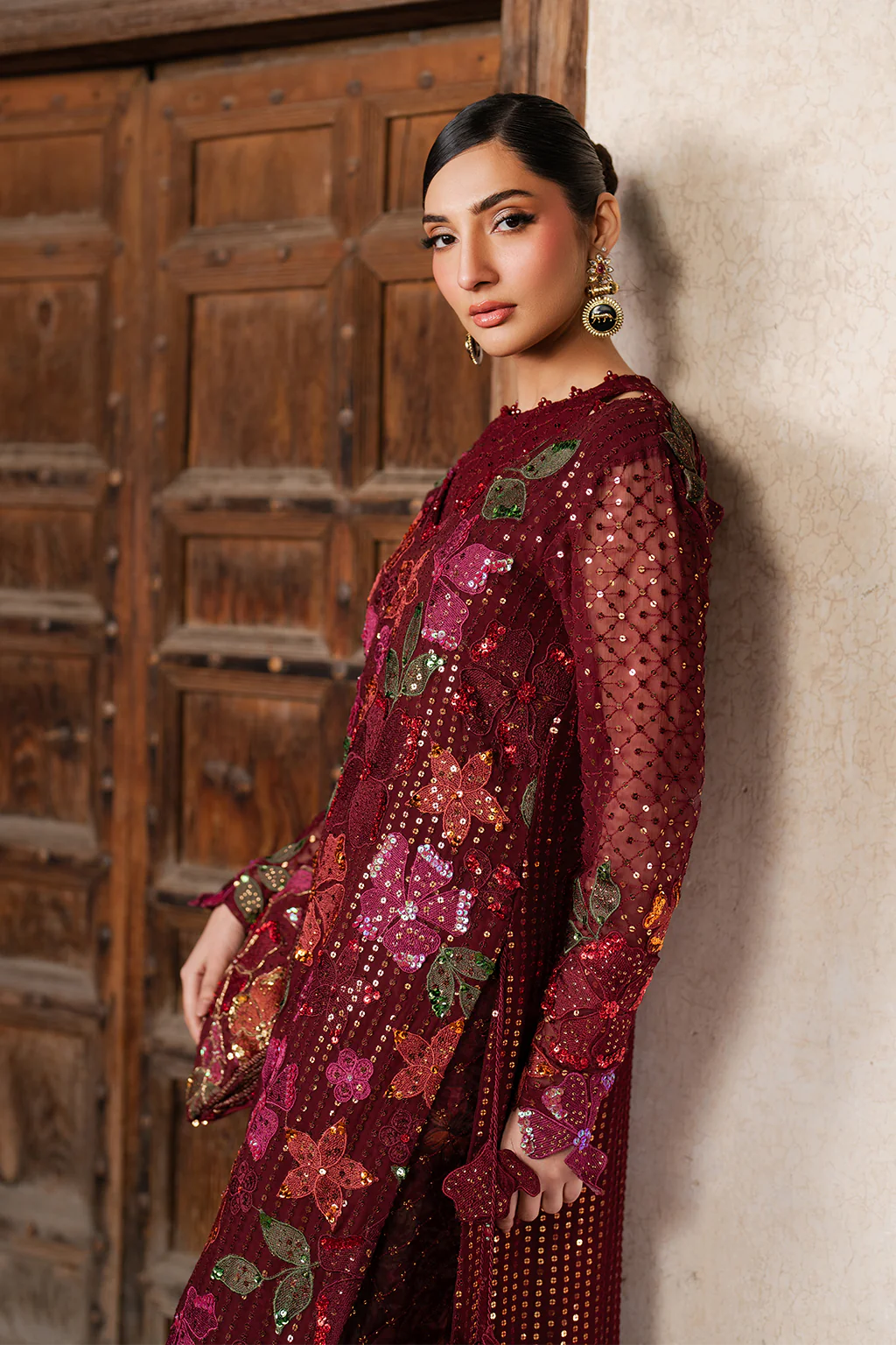 ILC-05 EMBROIDERED CHIFFON