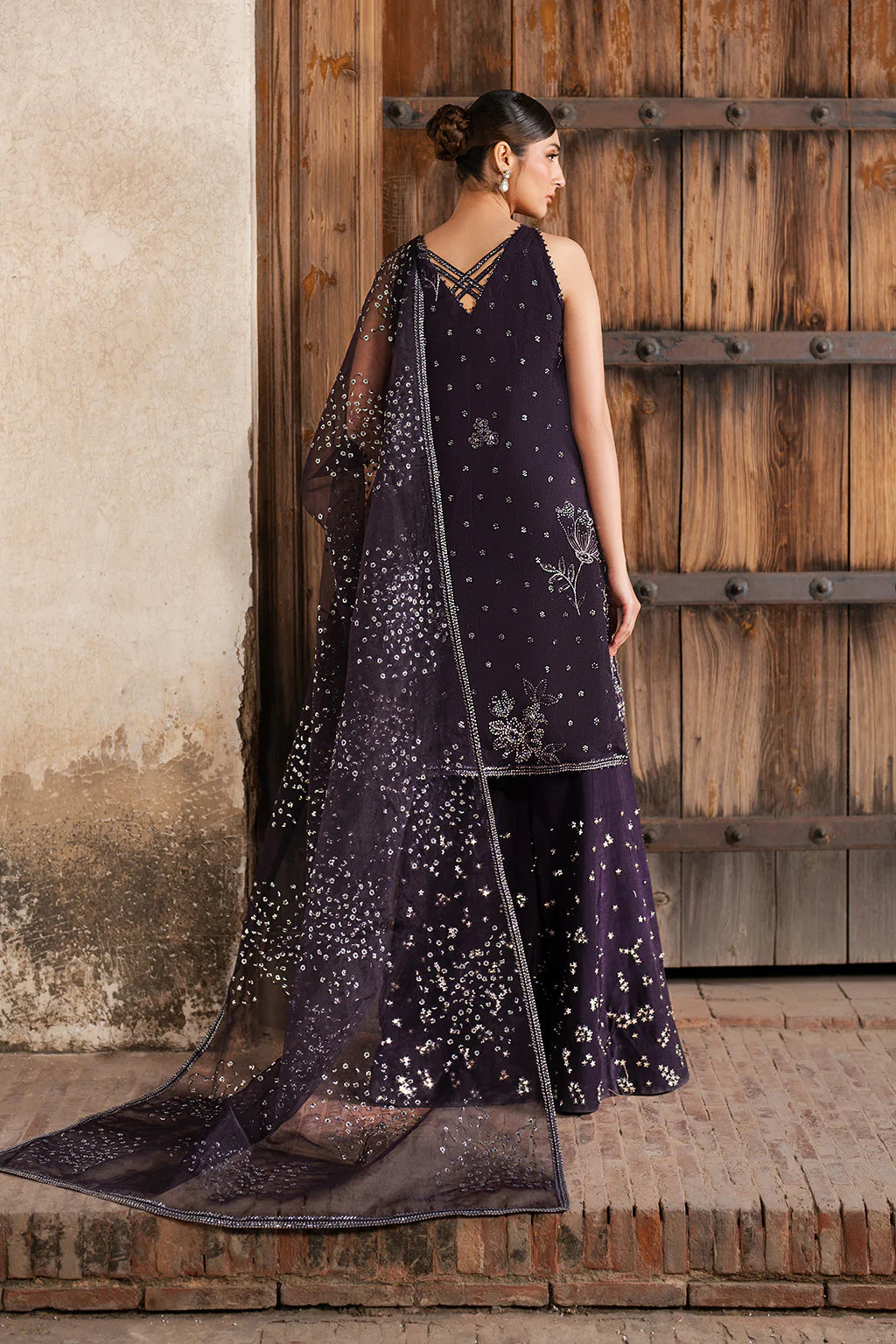 ILC-06 EMBROIDERED ORGANZA