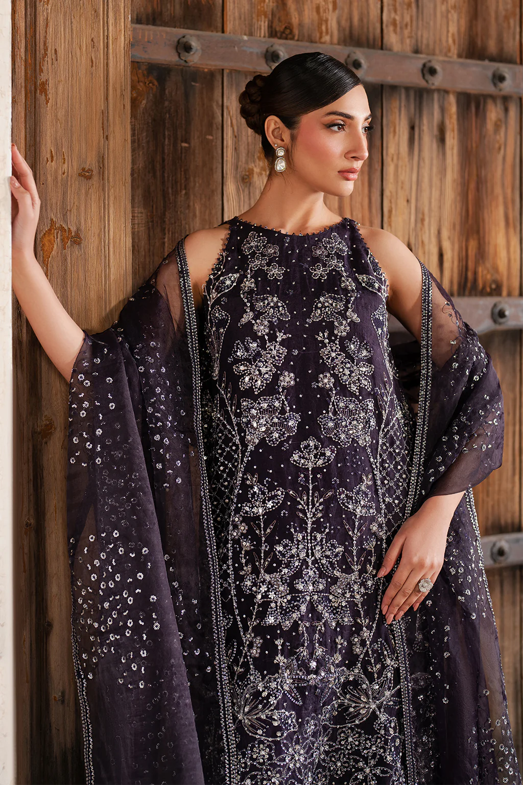 ILC-06 EMBROIDERED ORGANZA