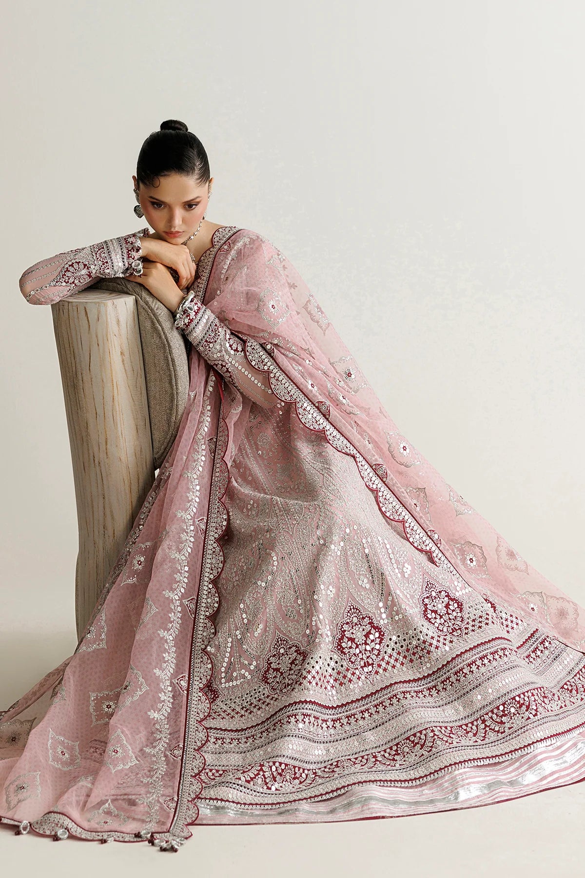 EMBROIDERED CHIFFON UC-3142