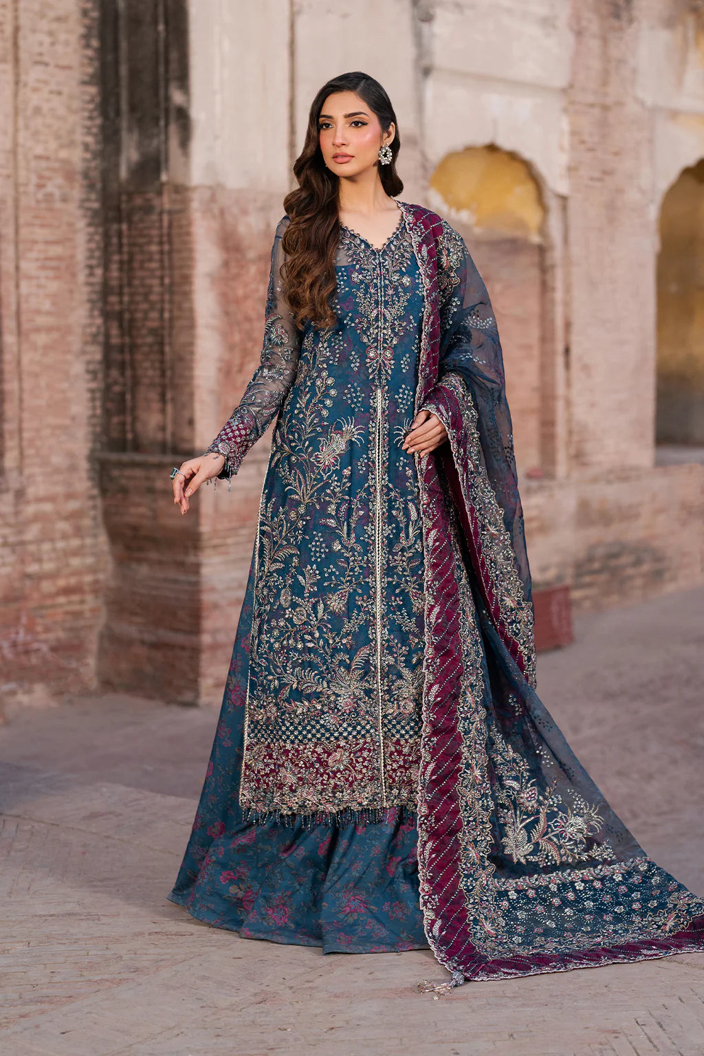 ILC-03 EMBROIDERED ORGANZA