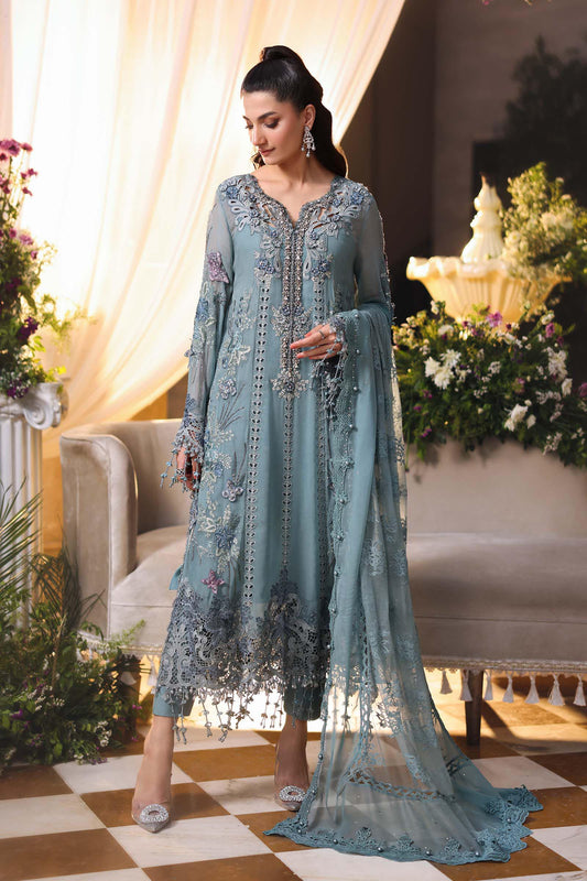 Embroidered Chiffon Suit