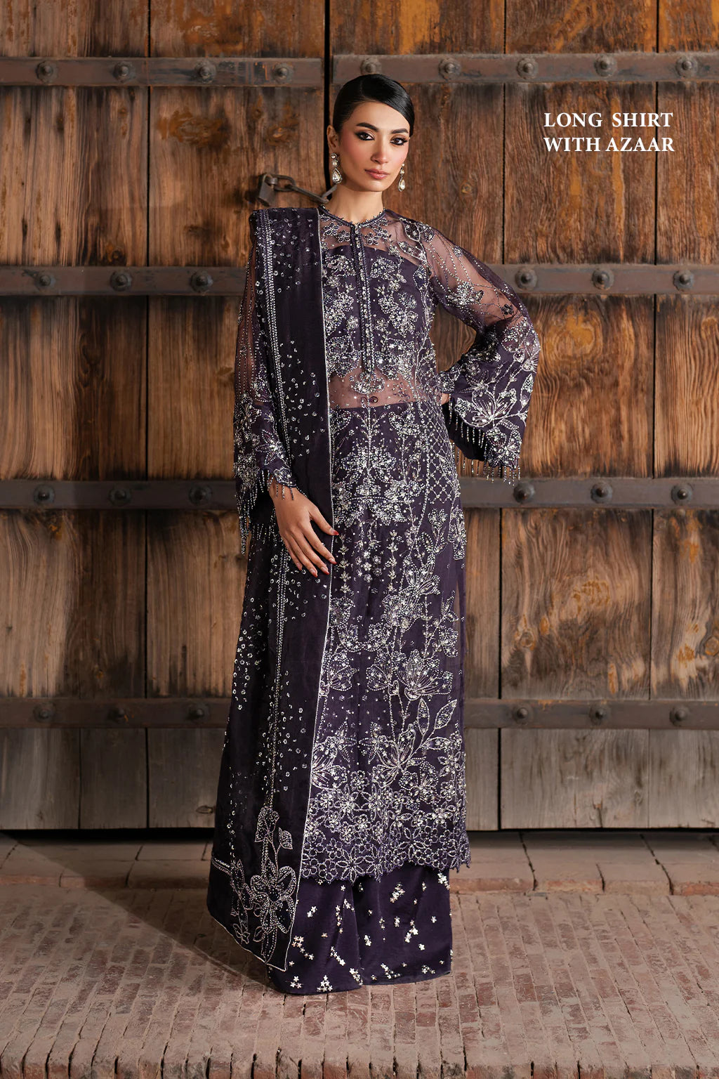 ILC-06 EMBROIDERED ORGANZA
