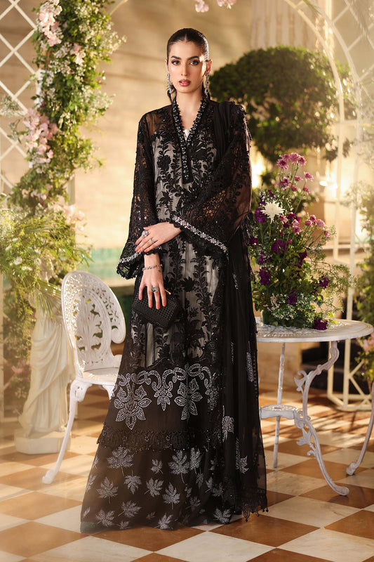 Embroidered Chiffon Suit