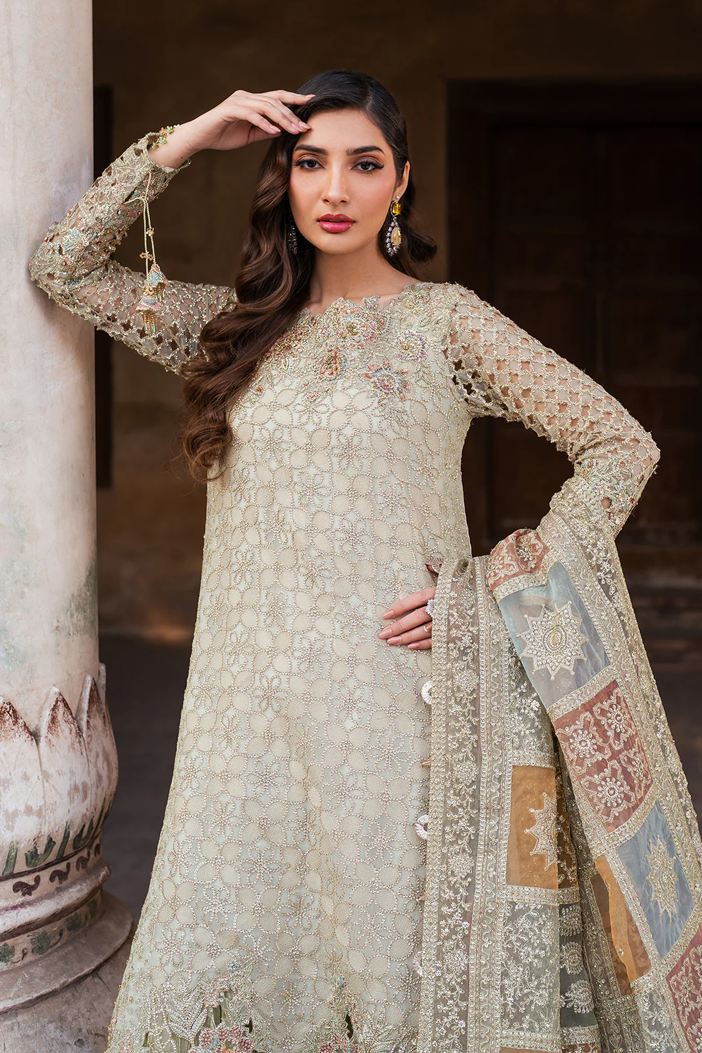 ILC-02 EMBROIDERED CHIFFON