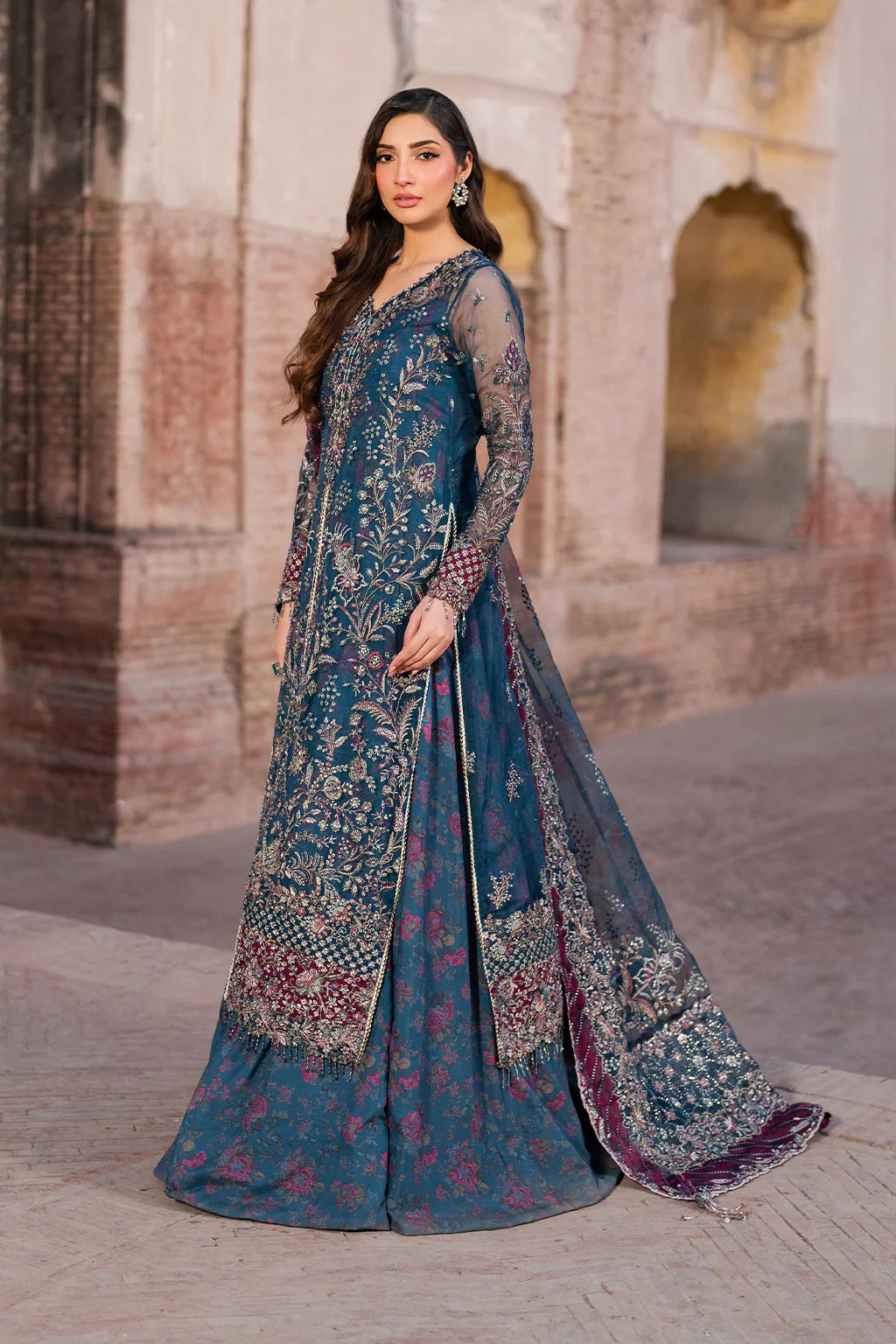 ILC-03 EMBROIDERED ORGANZA