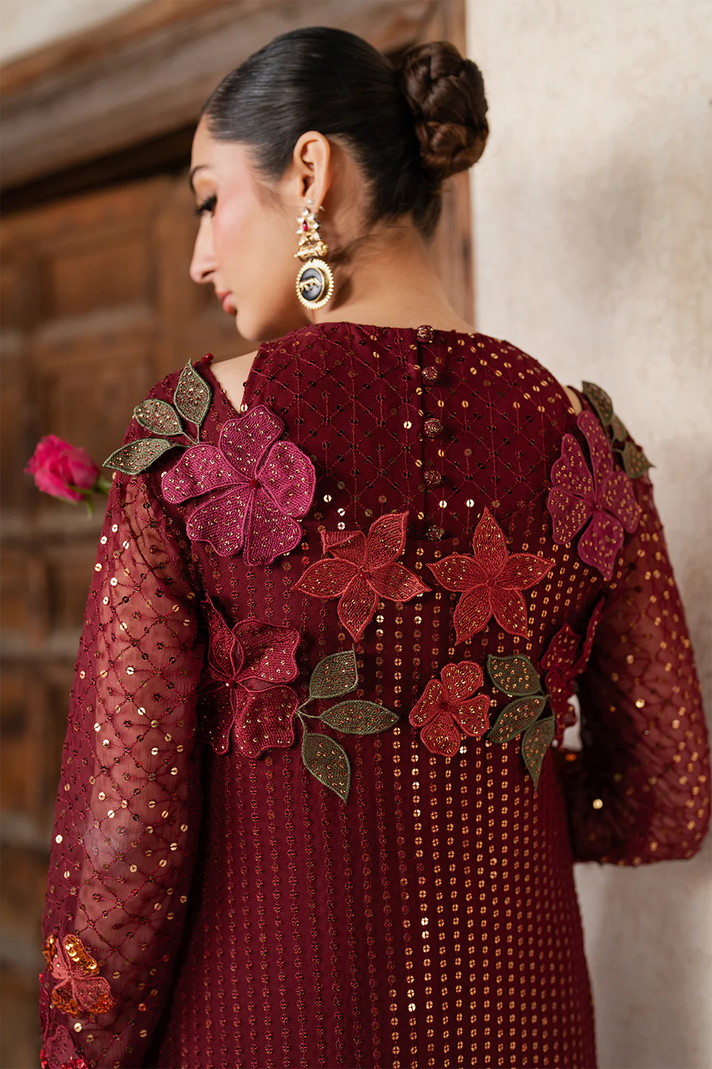 ILC-05 EMBROIDERED CHIFFON