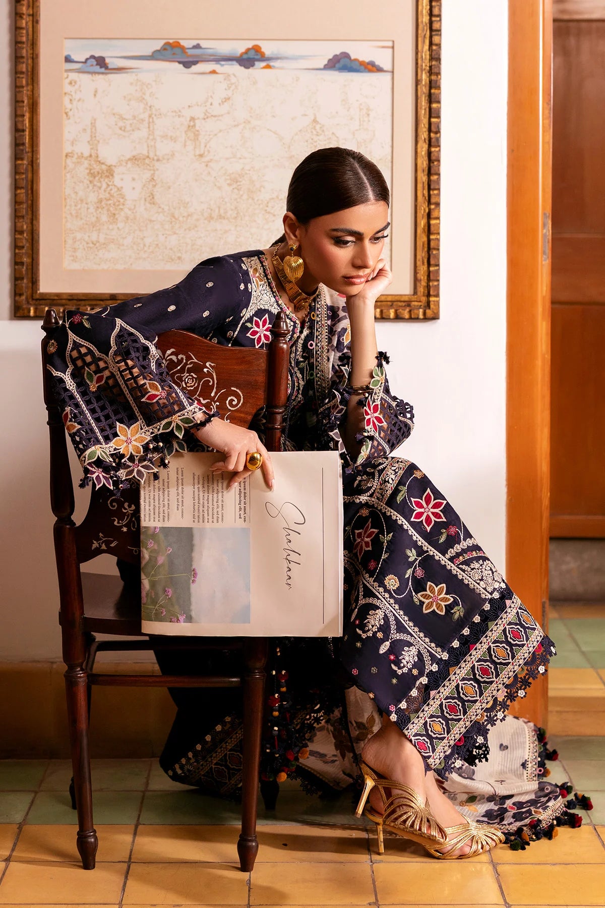 EMBROIDERED LUXURY LAWN SL26-D07