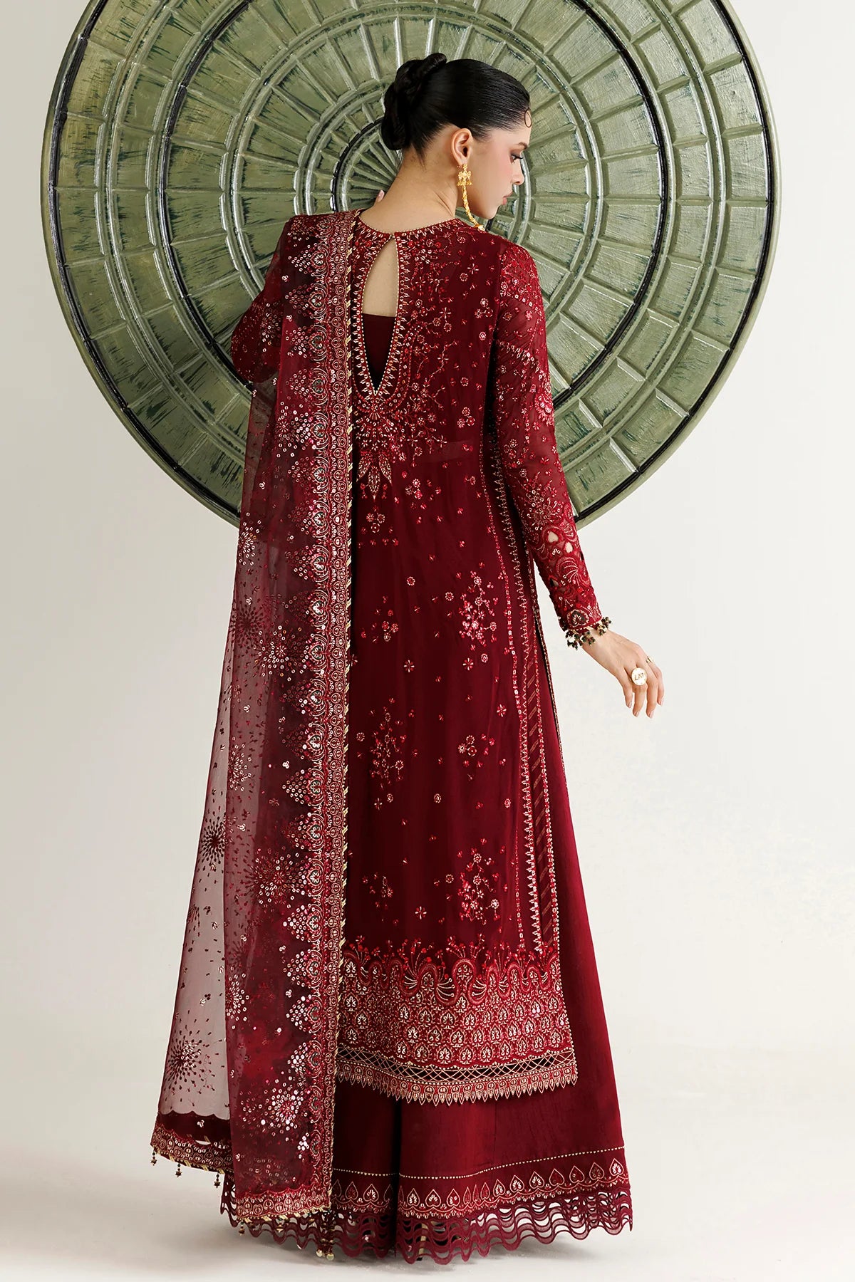 EMBROIDERED CHIFFON UC-3143