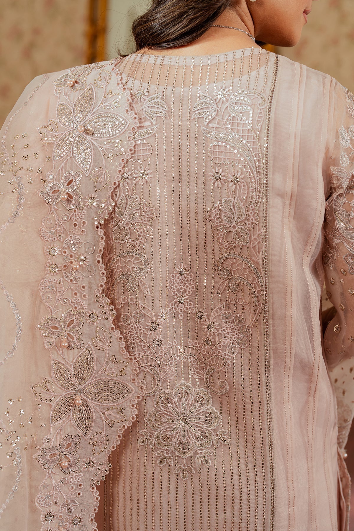 EMBROIDERED ORGANZA CH13-04