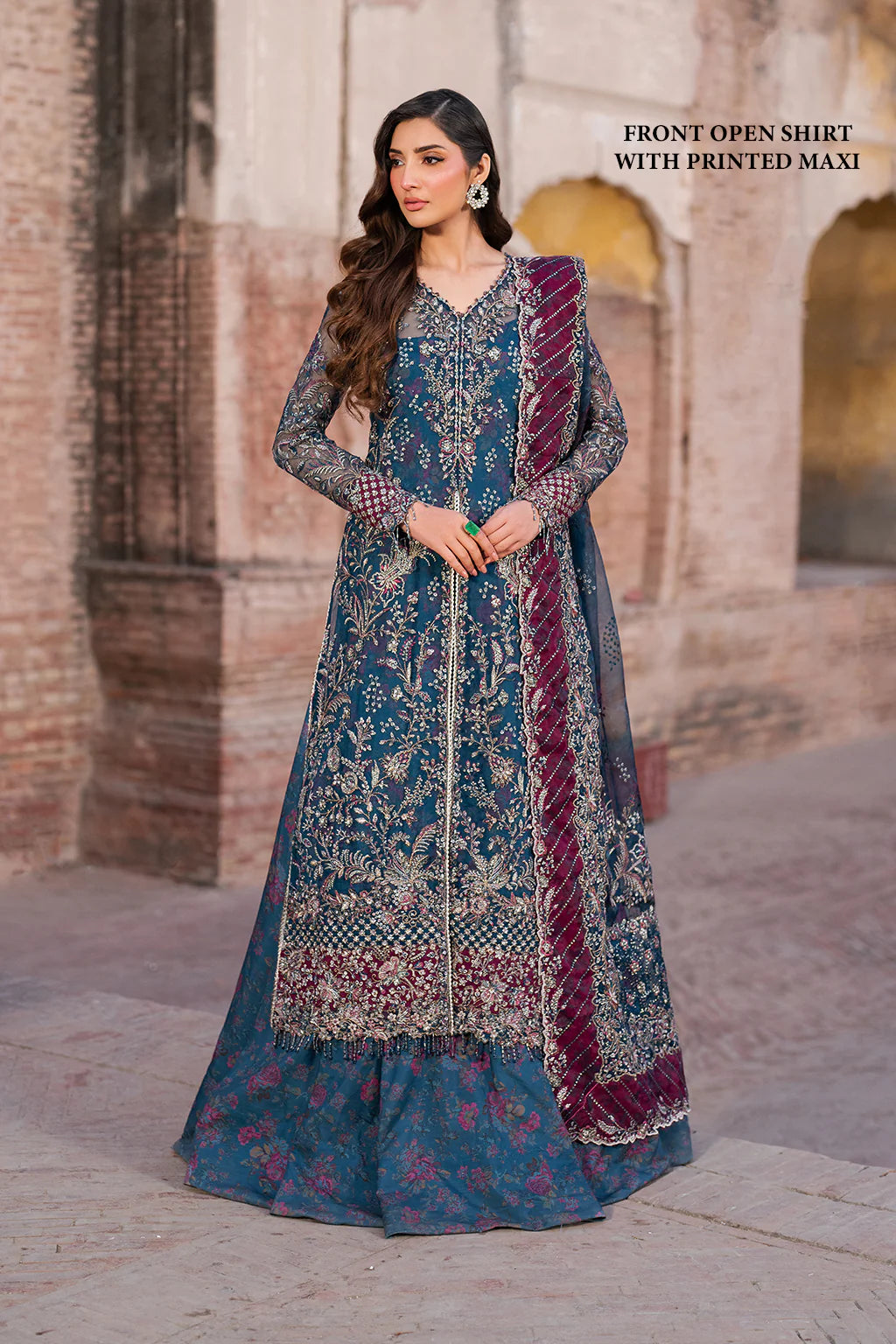 ILC-03 EMBROIDERED ORGANZA