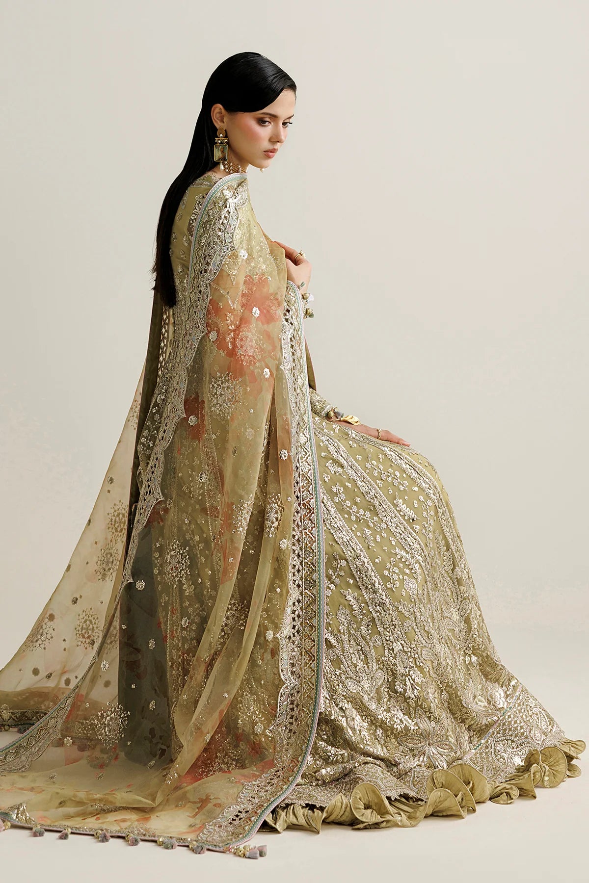 EMBROIDERED CHIFFON UC-3140