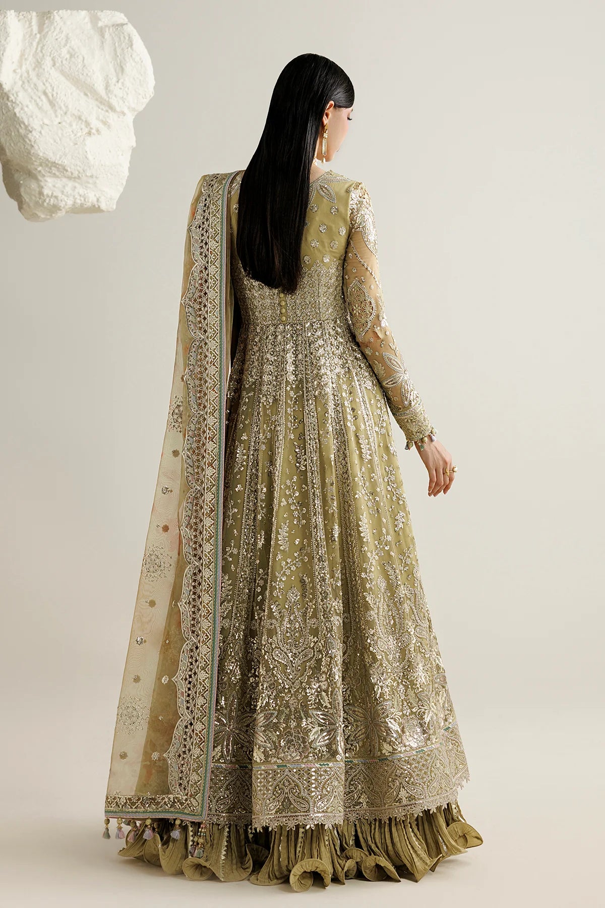 EMBROIDERED CHIFFON UC-3140