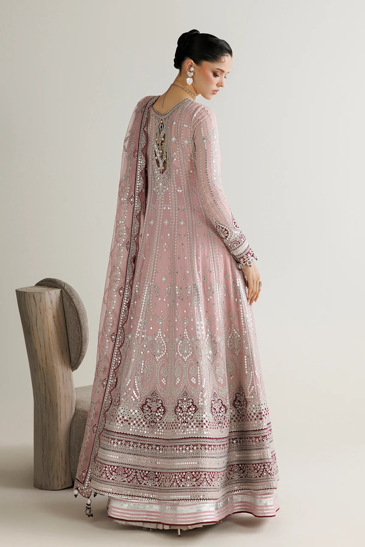 EMBROIDERED CHIFFON UC-3142