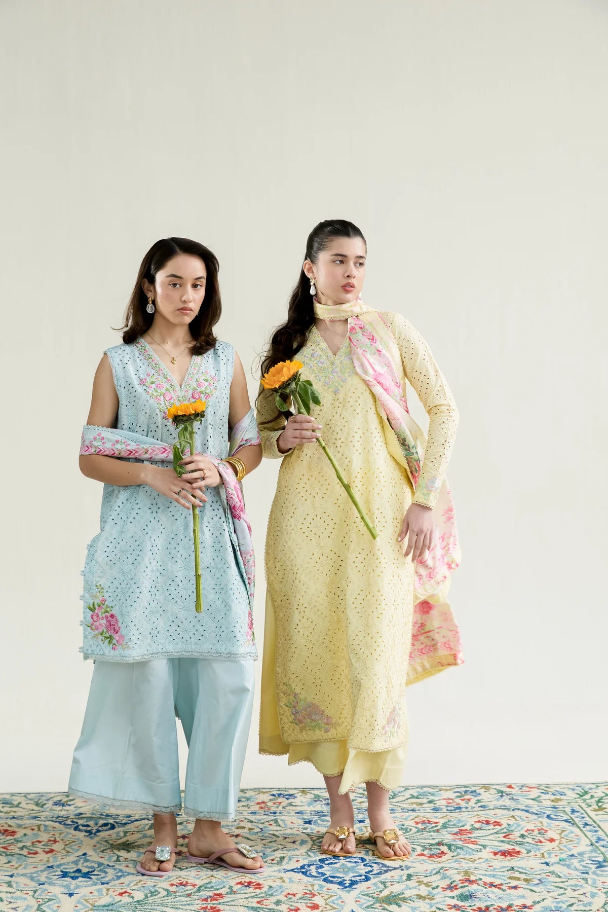 BUTTER YELLOW LUXURY EMBROIDERED LAWN 3PCS SET (NPA3-26403)