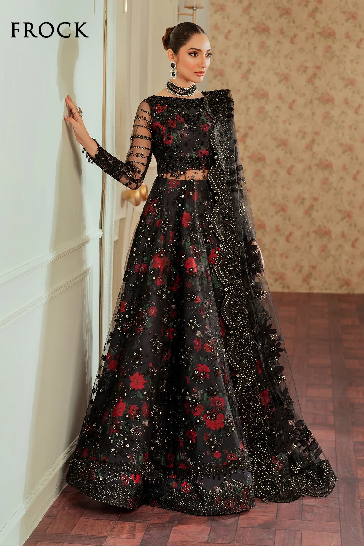 EMBROIDERED NET CH13-05
