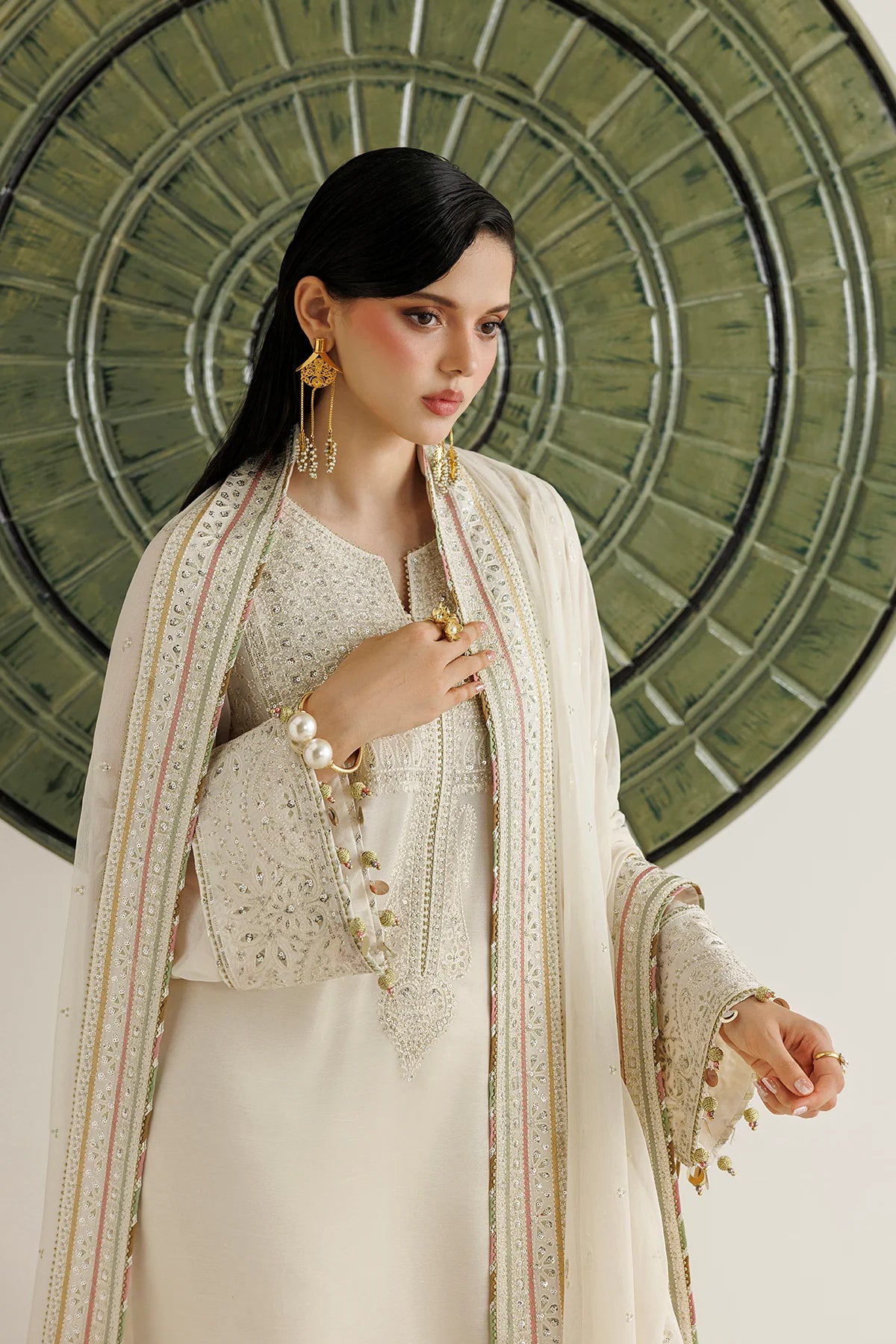 EMBROIDERED CHIFFON UC-3135