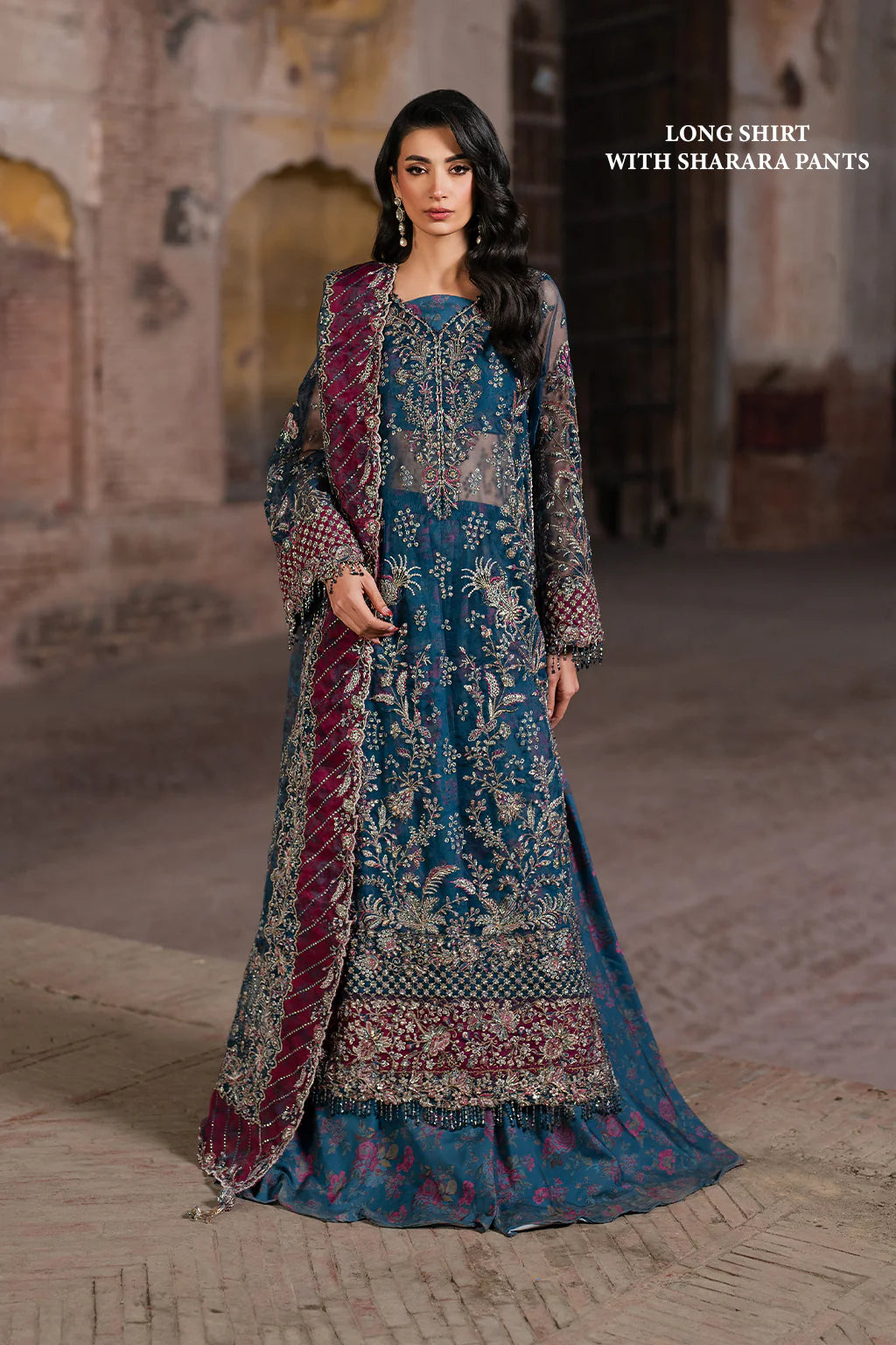 ILC-03 EMBROIDERED ORGANZA